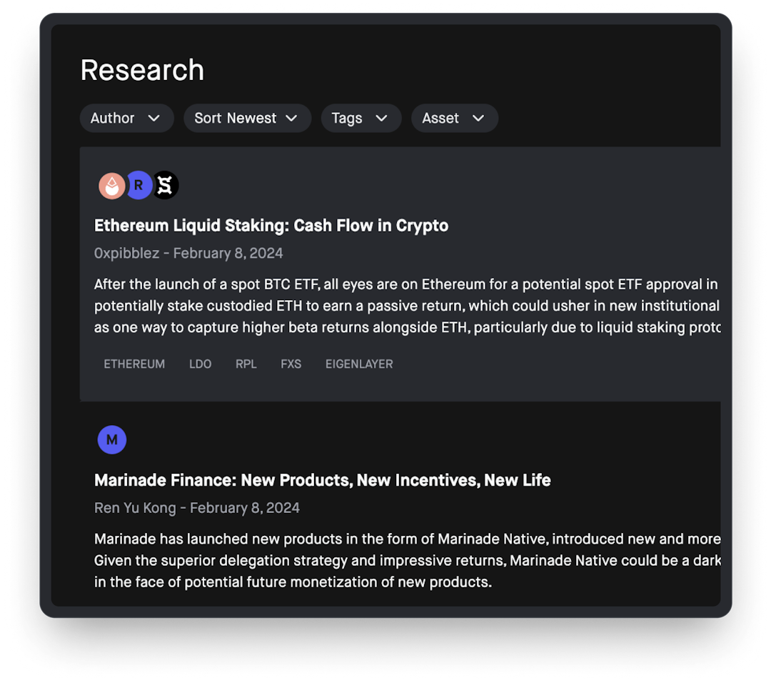 Deep protocol research and insights